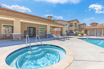 Hot tub and pool